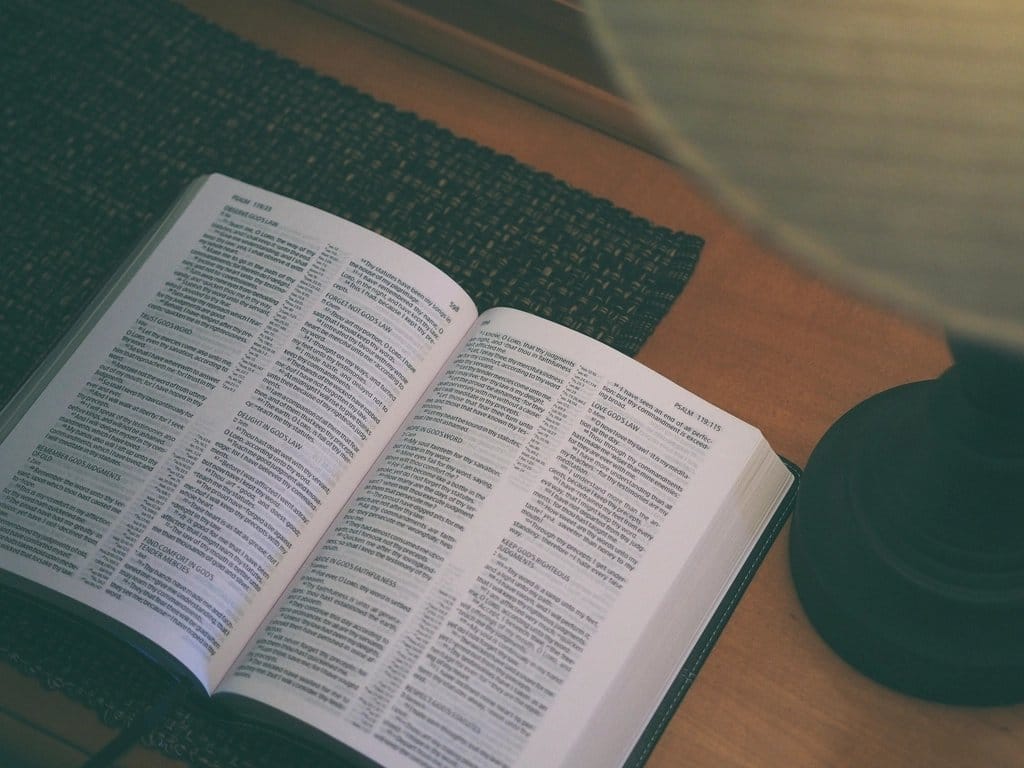 Open Bible for study